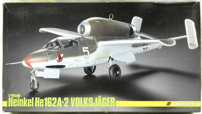 Trimaster 1/48 Heinkel He-162 A-2 Volksjager  - (He162A2), MA-4 plastic model kit